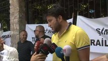 İstanbul Emniyet Müdürlüğü Önünde 'Adnan Oktar' Protestosu