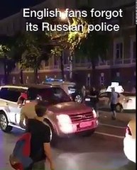 English fans forgot its Russian Police