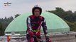 Dougie Lampkin goes crazy on the roof of Goodwood House