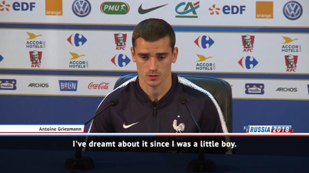 Griezmann wants to complete 'childhood dream' by winning World Cup