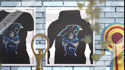 Carolina panthers and wonder woman shirt