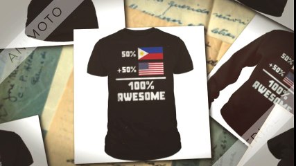 50% singapore and 50% america 100% awesome shirt