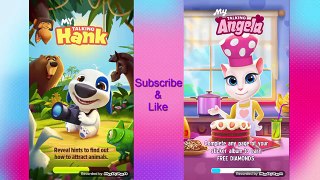 Talking Angela Level 1000 ! Brand New Game From outfit7 - Talking Hank !!!!
