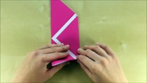 Origami Briefumschlag falten Einfachen DIY Brief basteln mit Papier Basteln Ideen