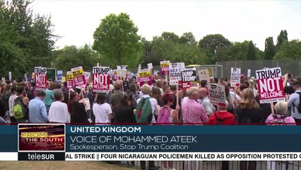 Massive Protests in the UK Against Donald Trump's Visit