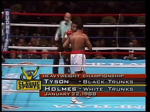 Mike Tyson vs Larry Holmes 22 1 1988 WBC WBA IBF World Heavyweight Championships