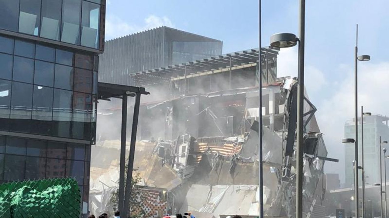 Einkaufszentrum in Mexiko-Stadt eingestürzt
