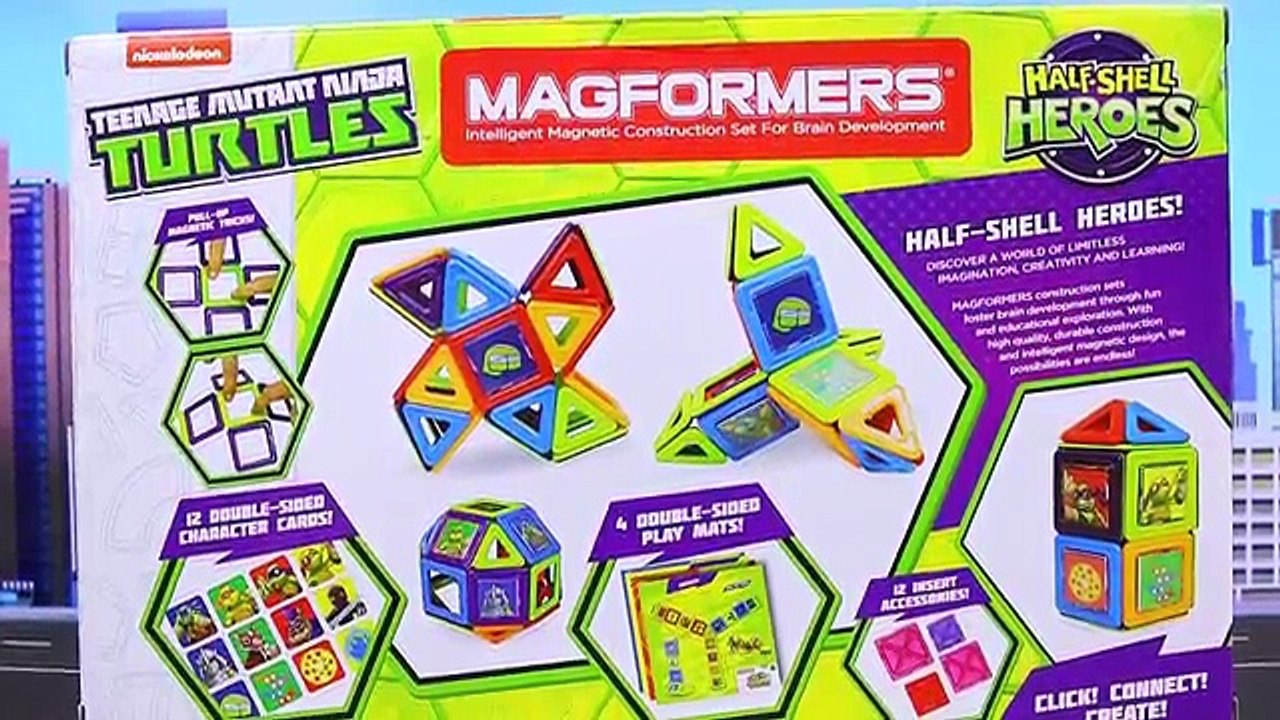 Teenage Mutant Ninja Turtles in a Magformers Mystery