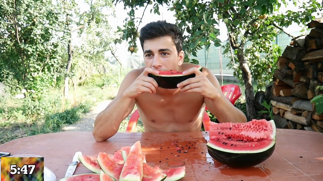 AM MÂNCAT un PEPENE în 10 MINUTE ? (am rămas fără aer) CHALLENGE EXTREM