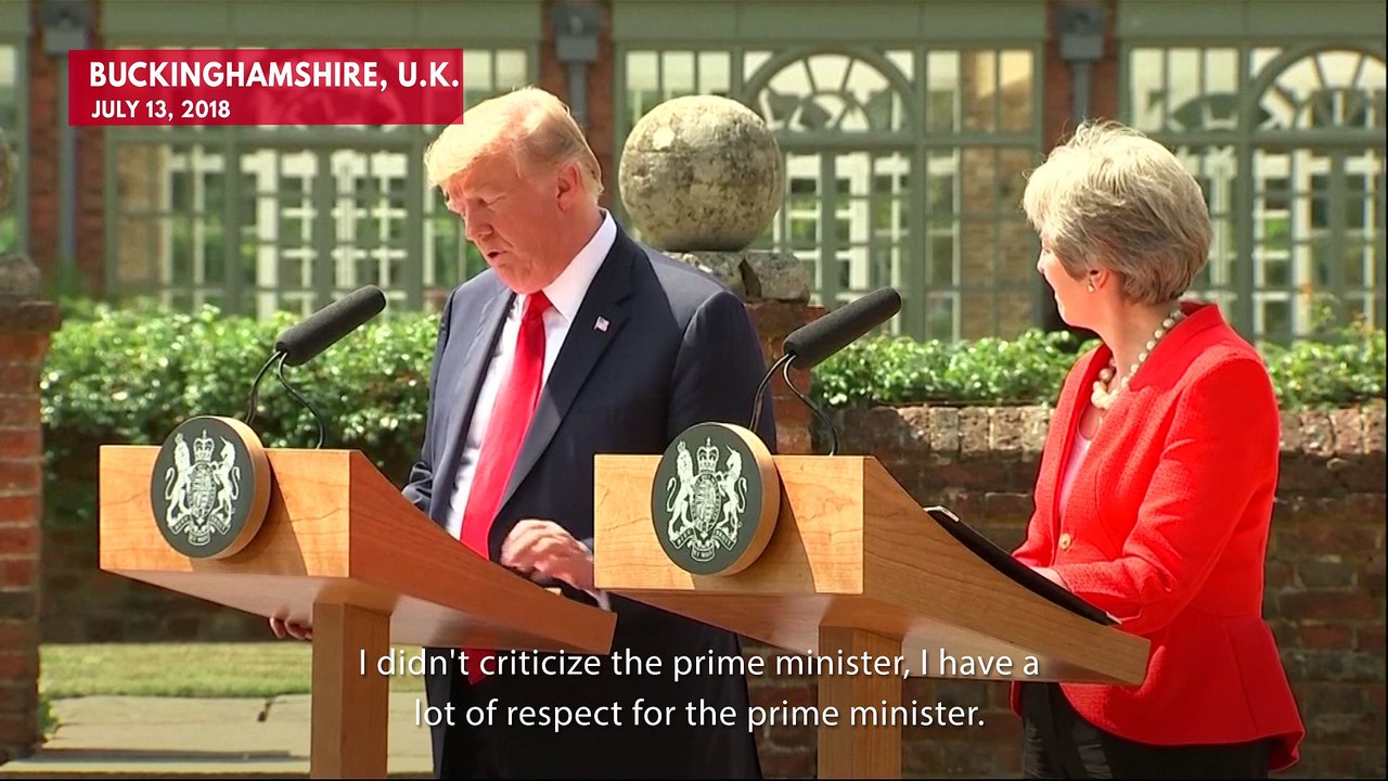 President Trump Calls 'The Sun' Fake News After Interview