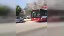 İzmir Belediye Otobüsü Yandı