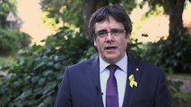 Puigdemont fala numa 