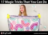 17 Magic Tricks That You Can Do ✨via: Troom Troom - easy DIY video tutorials, youtube.com/troomtroom