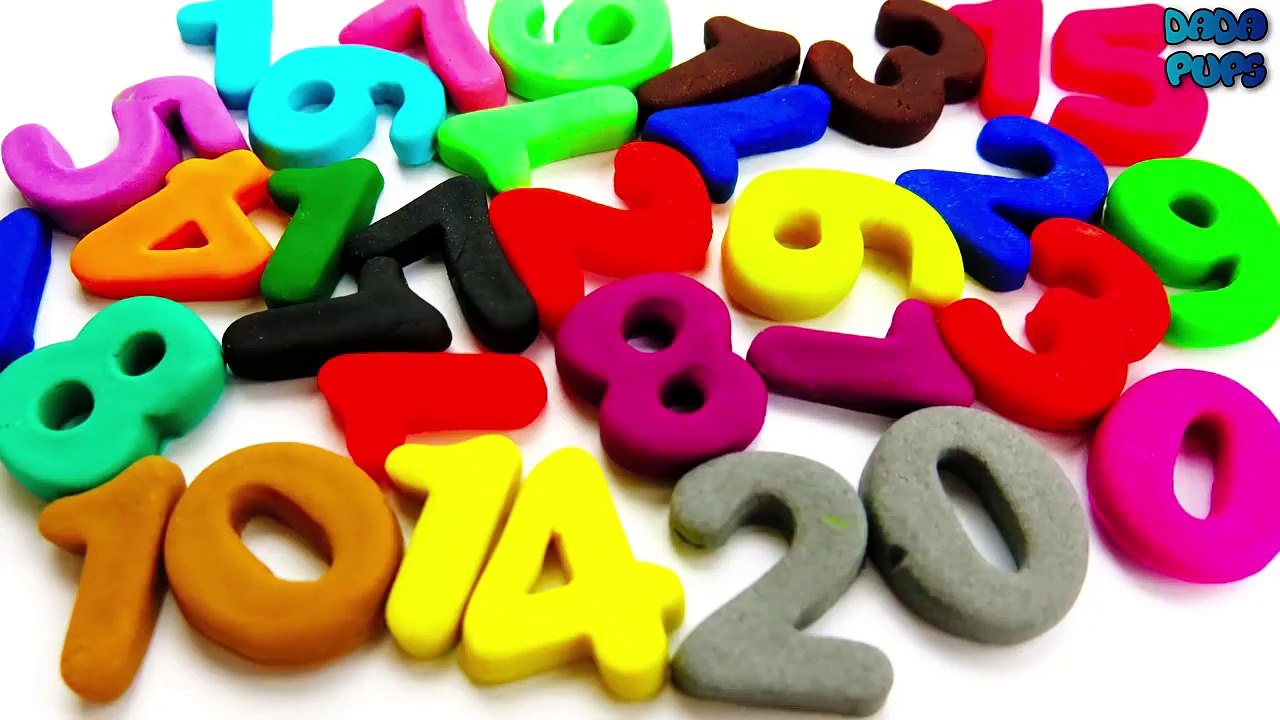 Learn To Count, Numbers with Play Doh|Numbers 0 to 20 Collection ...