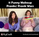 11 Funny Makeup Pranks/ Prank Wars via: Troom Troom - easy DIY video tutorials, youtube.com/troomtroom