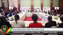 Video: Breakfast Meeting with CEOs on the realisation and implementation of the 2030 United Nations Sustainable Development Goals