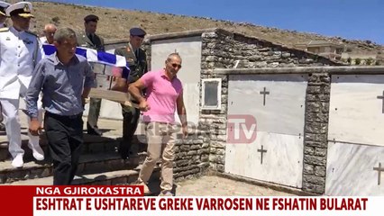 Download Video: Report TV - Gjirokastër, eshtrat e ushtarëve grekë varrosen në fshatin Bularat