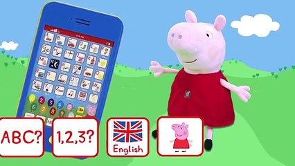Peluche Interactivo con tablet Peppa Pig - Demostración de Producto - Bandai