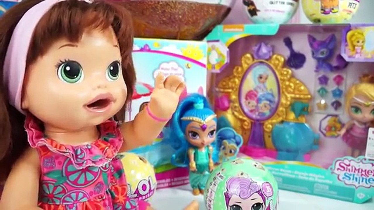 BABY ALIVE SARA LOL SURPRISE CHELSEA BARBIE JOGO PESQUE O PATO SHIMMER SHINE BIG LOL SURPRESA E MAI