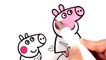 Свинка Пеппа и Джордж Веселятся Видео-Раскраска для Детей