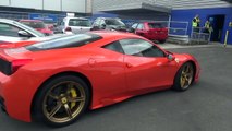 James May takes Richard Hammond for a ride in his Ferrari!!