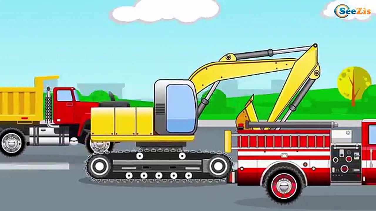 Voiture de police pour enfants | Dessins animés pour bébés | Vidéo éducative