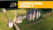 Paysages du jour / Landscapes of the day - Étape 7 / Stage 7 - Tour de France 2018