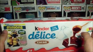 Abriendo Caja de Kinder Delice con Promoción de Minions new