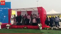 Local artists perform before the opening ceremony of the #Djibouti International Free Trade Zone on Thursday. Over 700 guests attended the ceremony. The free tr