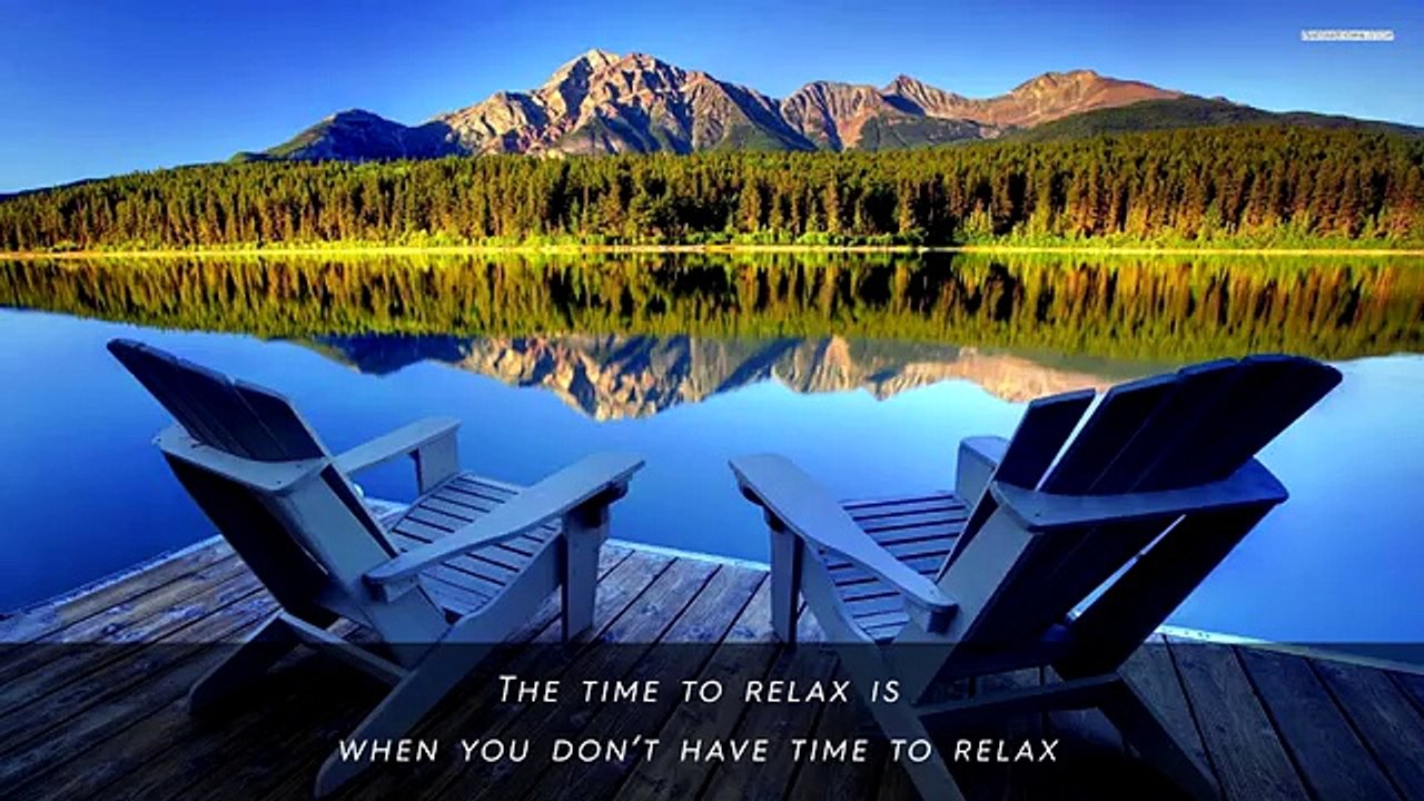 Relaxing music with quotes