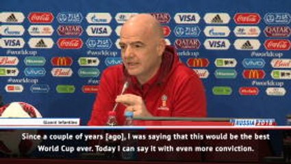 It's been the best World Cup ever - Infantino
