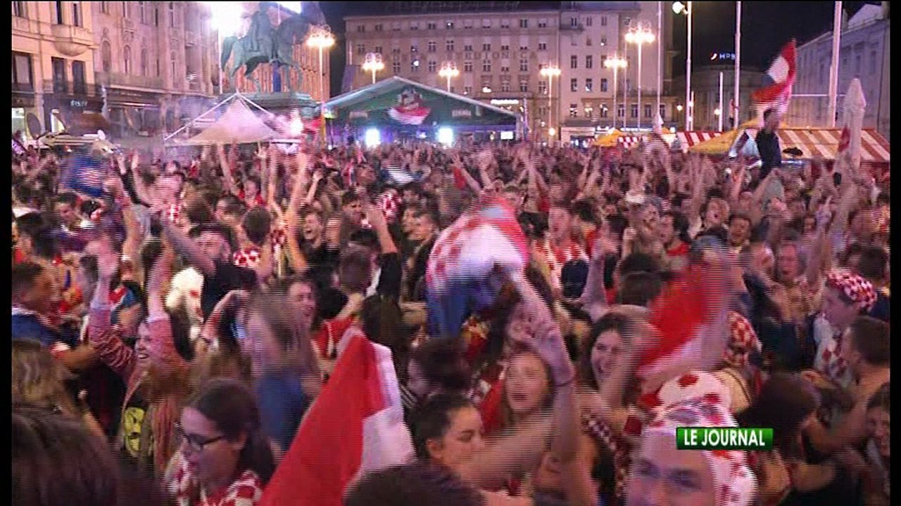 Mondial 2018: Croatie-Angleterre, la joie des croates