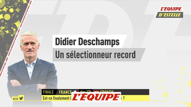 Deschamps, un sélectionneur record - Foot - CM 2018 - Bleus
