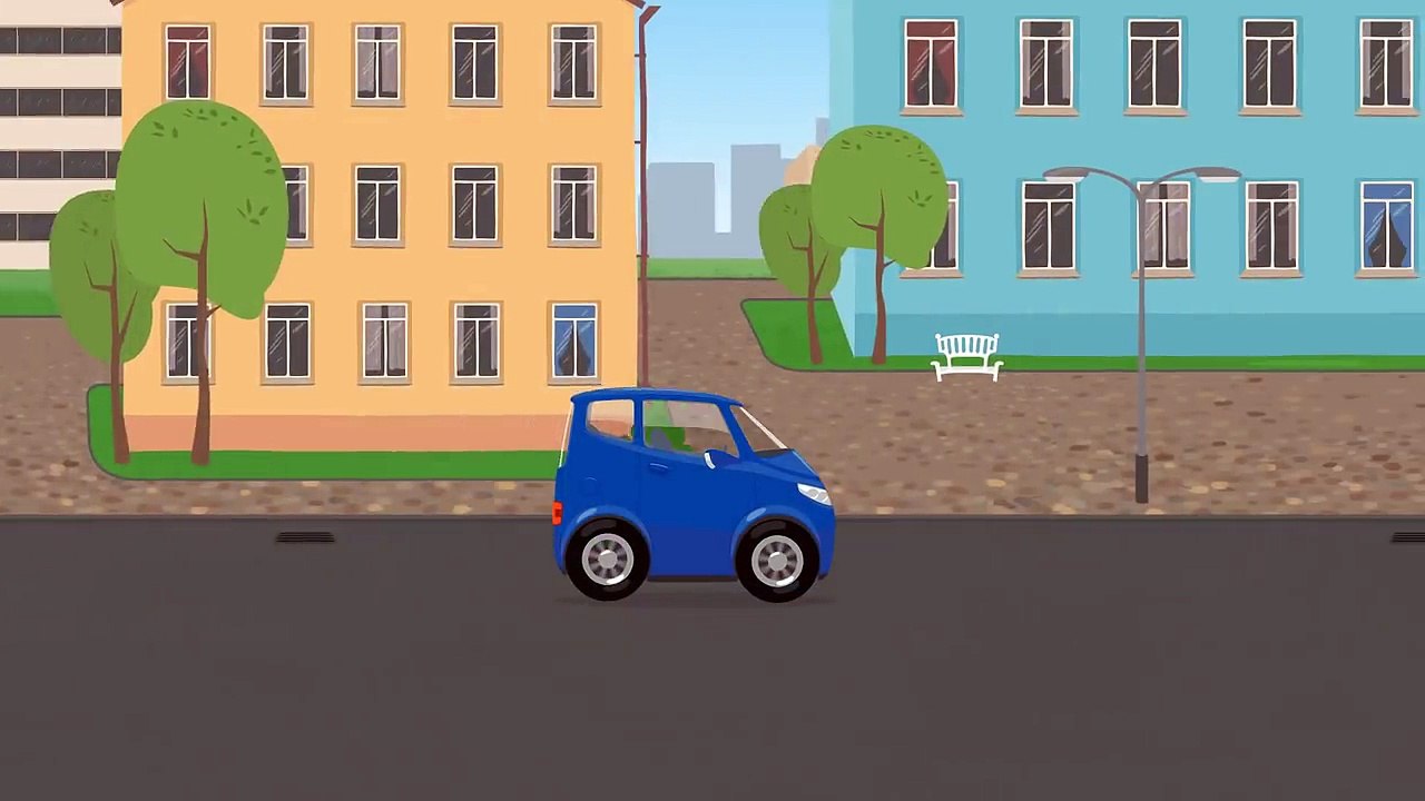 Dessin animé avec docteur McWheelie : remorque pour le déménagement