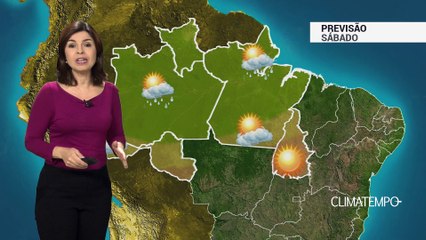 Previsão Norte – Períodos de sol e pancadas de chuva