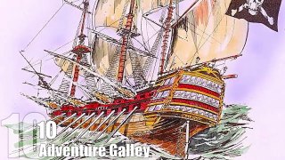 Top 10 FEARSOME PIRATE SHIPS