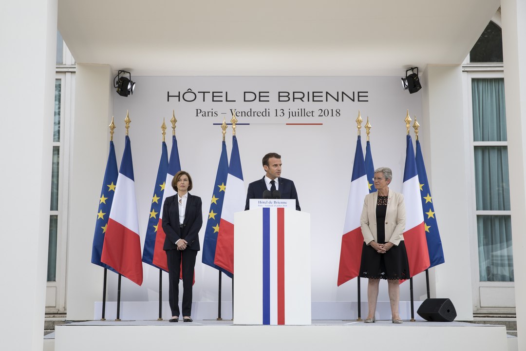 Discours du Président de la République Emmanuel Macron à l'Hôtel de Brienne