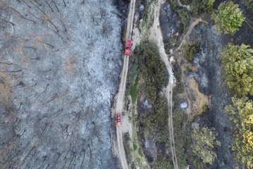 Yangın Sonrası Yürek Burkan Görüntüler