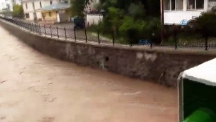 Ordu’da dereler doldu taştı