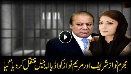 Convicts Nawaz, Maryam shifted to Adiala jail