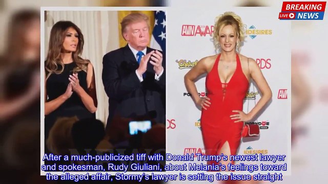 Melania Trump knows President Donald Trump had an affair with Stormy Daniels and deserves sympathy