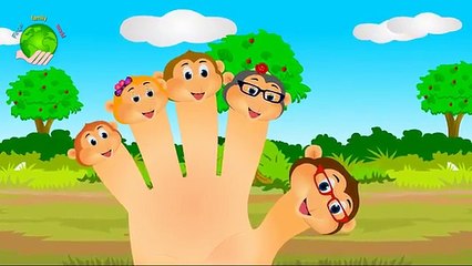 Monkey Finger Family | English Nursery Rhymes For Kids