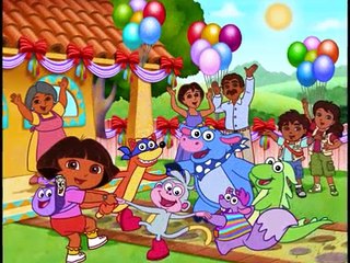 DORA EXPLORADORA - FELIZ CUMPLEAÑOS - HAPPY BIRTHDAY (ingles y español)