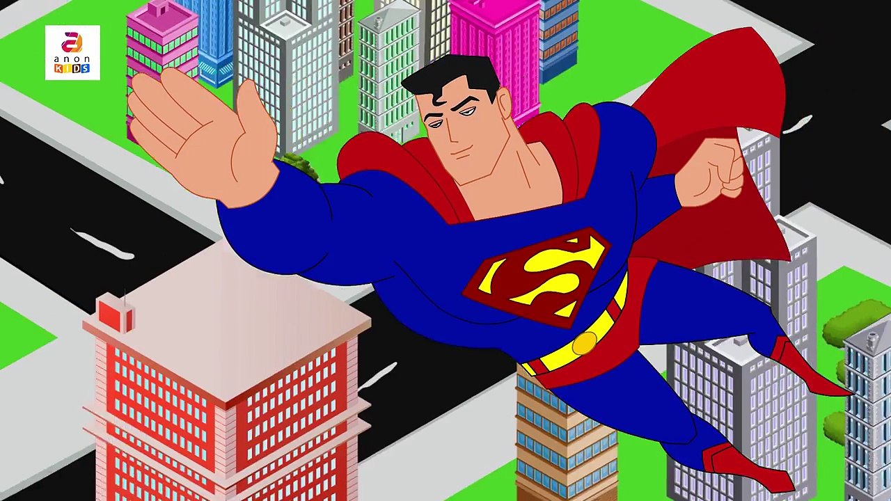 Superheroes | Songs for Kids | Superman | English Rhymes For Children | Kids Songs | Lyrics