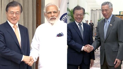 인도·싱가포르 5박 6일..."남북 경제공동체 구상·신남방정책 가속화" / YTN