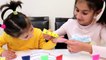 Education ivities video for kids, children and toddlers with Finger Paints and Coloring