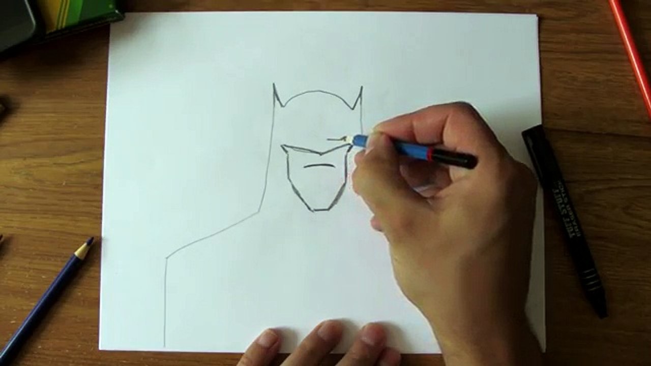 How To Draw The Batman Easy Version