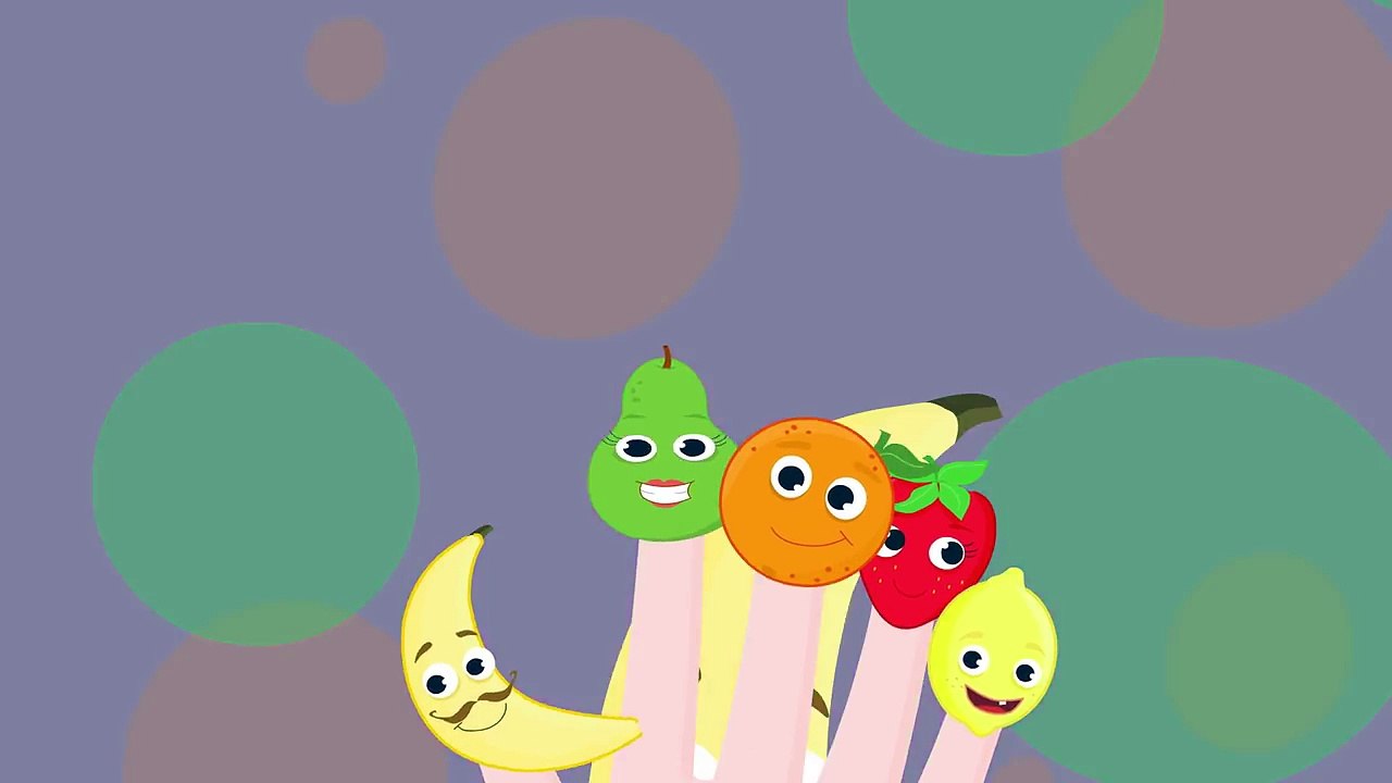 FRUIT SONG for Children - Finger Family Fruits Song for Kids