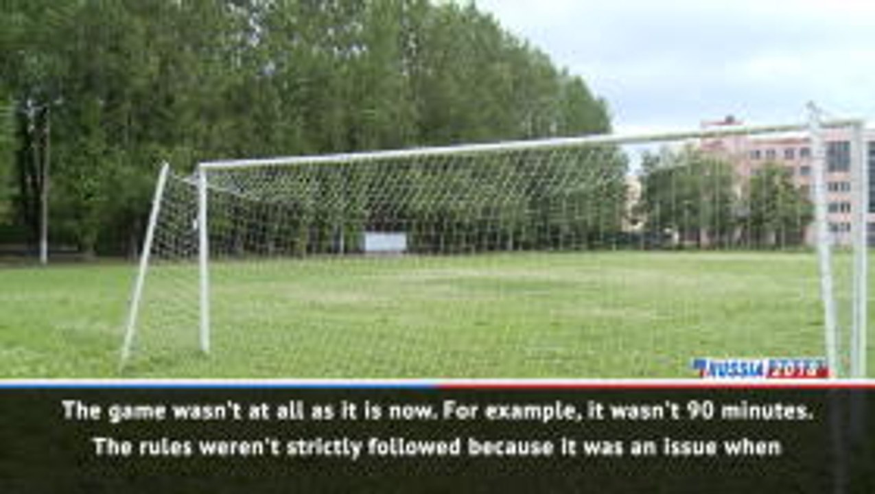 World Cup Behind the Scenes - Russia's first ever football match