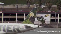 *Happy July 4th!* Frontier Airlines Sarge the Bald Eagle Airbus A319-111 [N932FR] Landing Takeoff